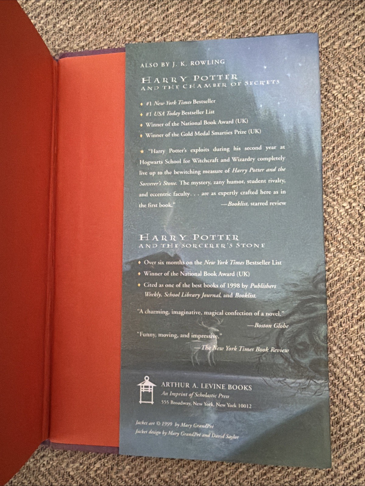 Harry Potter and the Prisoner of Azkaban 1st American Ed HC 1999 J.K. Rowling