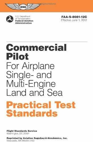 Commercial Pilot for – Paperback, by Federal Aviation Administration – Good