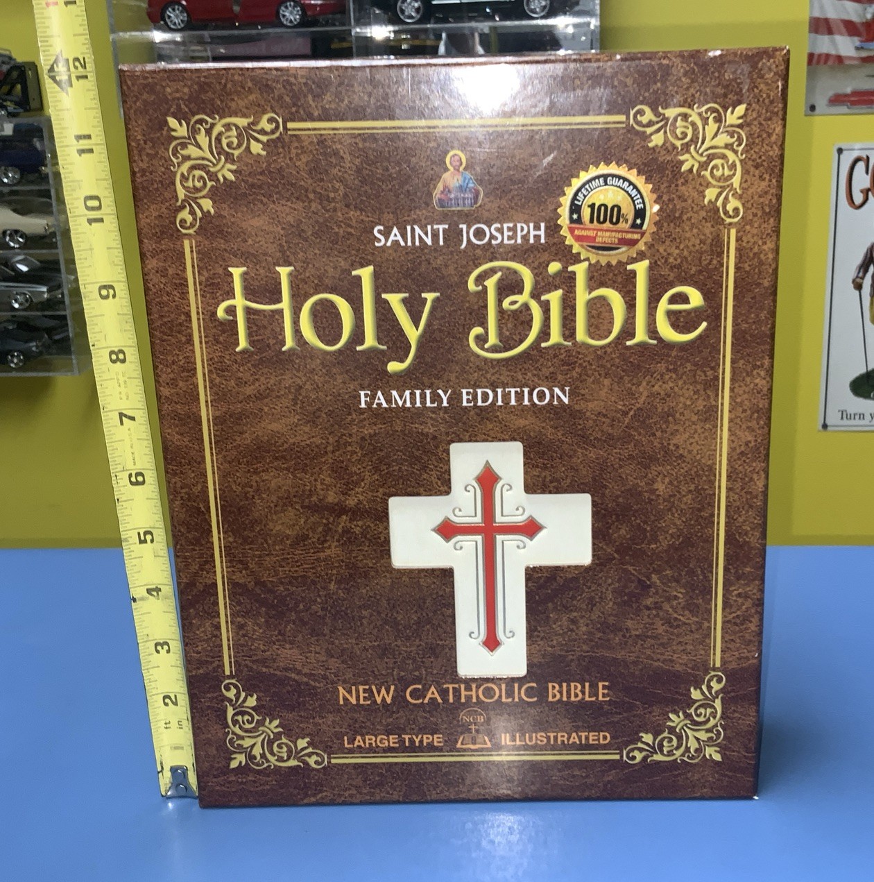 St. Joseph Catholic Family Edition Simulated Leather Large Print Gold Edges NEW