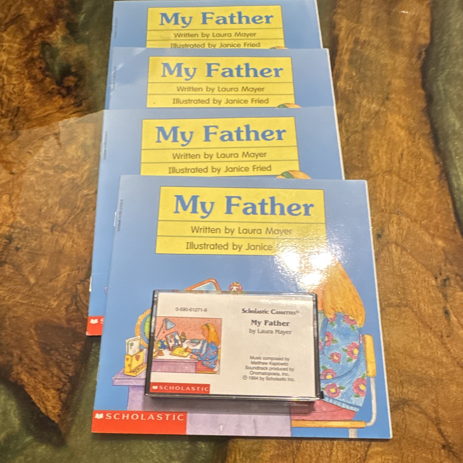 Scholastic Beginning Literacy My Father Laura Mayer TPB 2001 w/ Audio Cassette