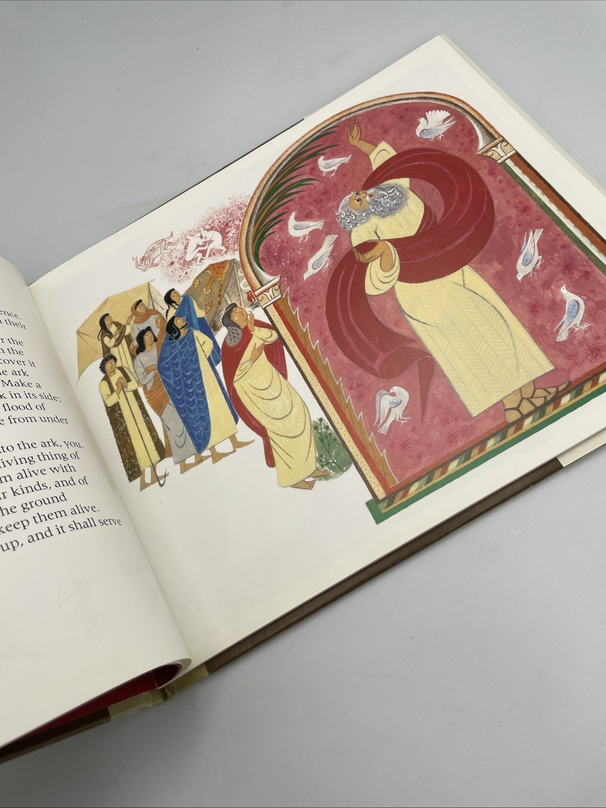 Pauline Baynes, Noah and the Ark 1989 HCDJ Color Illustrations. 1st US Edition.