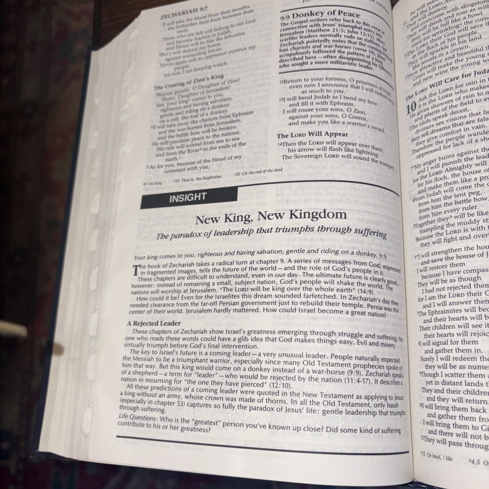 The New Student Bible Expanded and Updated New International Version Hardcover