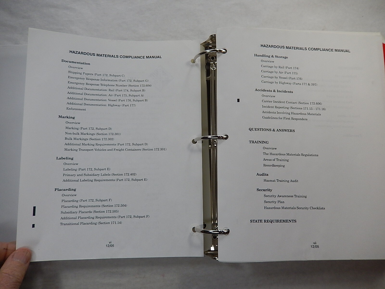 Hazardous Materials Compliance Manual by J.J. Keller & Associates, 2016, 138-M