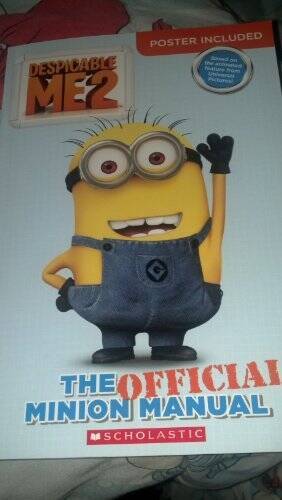 Despicable Me 2 – The Official Minion Manual – Poster Included – GOOD