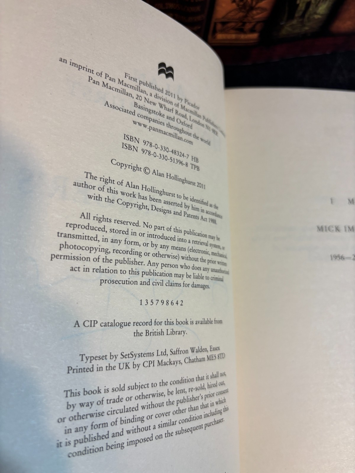 The Stranger’s Child by Alan Hollinghurst SIGNED & Numbered #436/500 1st Edition