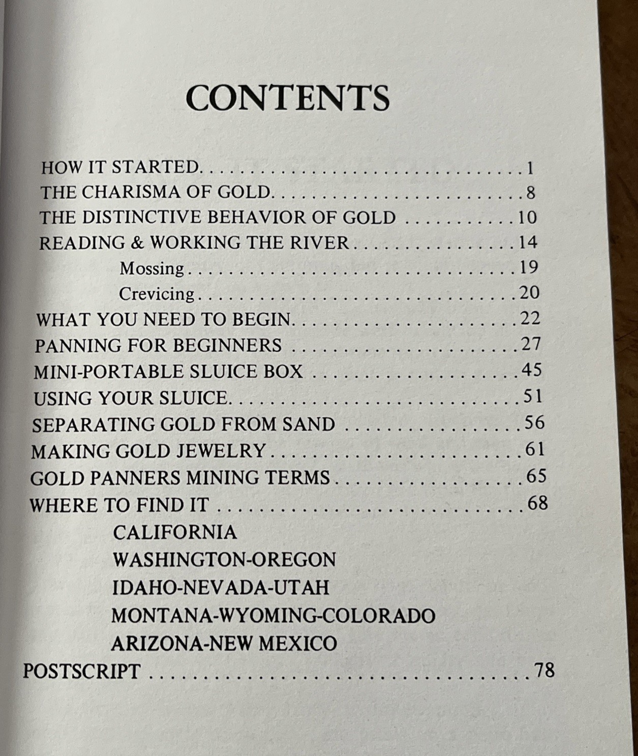 Gold Fever Art Of Panning and Sluicing Lois de Lorenzo PB 1993 Finding Gold-1D