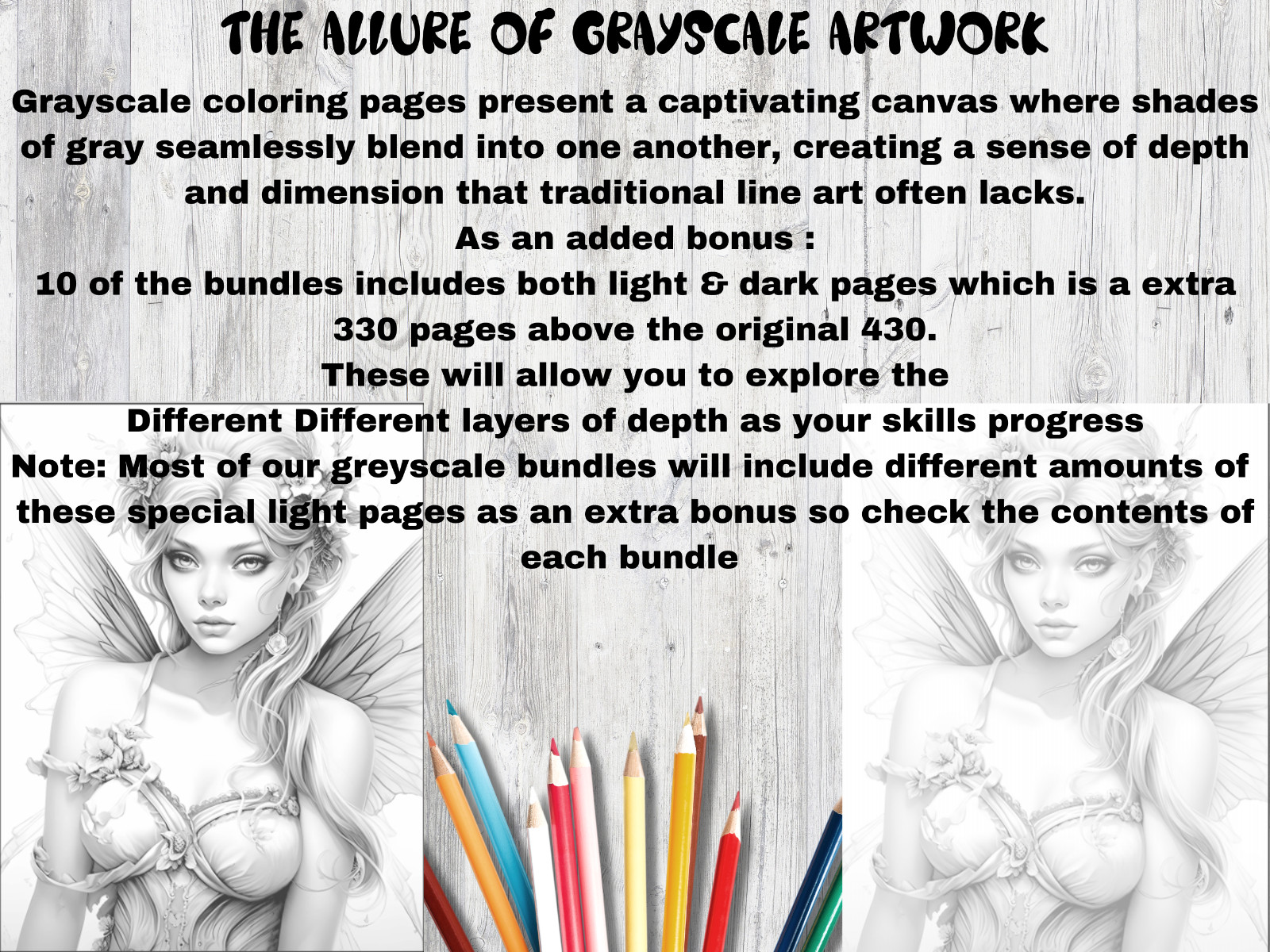 Adult Coloring Pages Bundle Fairy bundle 430 pages Printable Pages