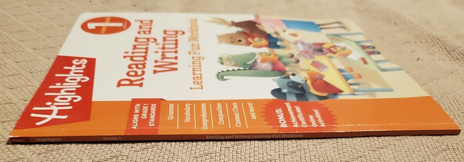 Highlights Reading And Writing Learning Fun Workbook Ages 6-7 1st Grade