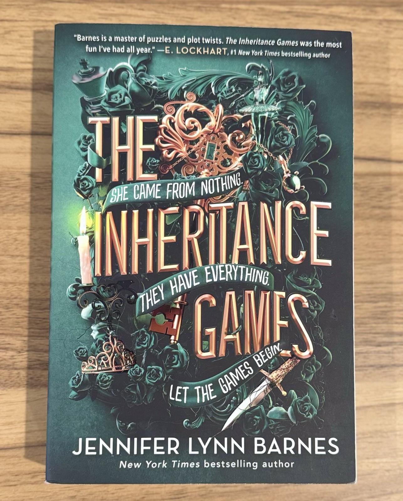 Inheritance Games by Jennifer Lynn Barnes (2021, Trade Paperback)