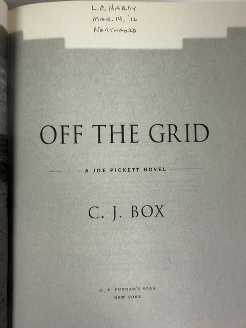 Lot of 4 Hardcover Books by C.J. Box
