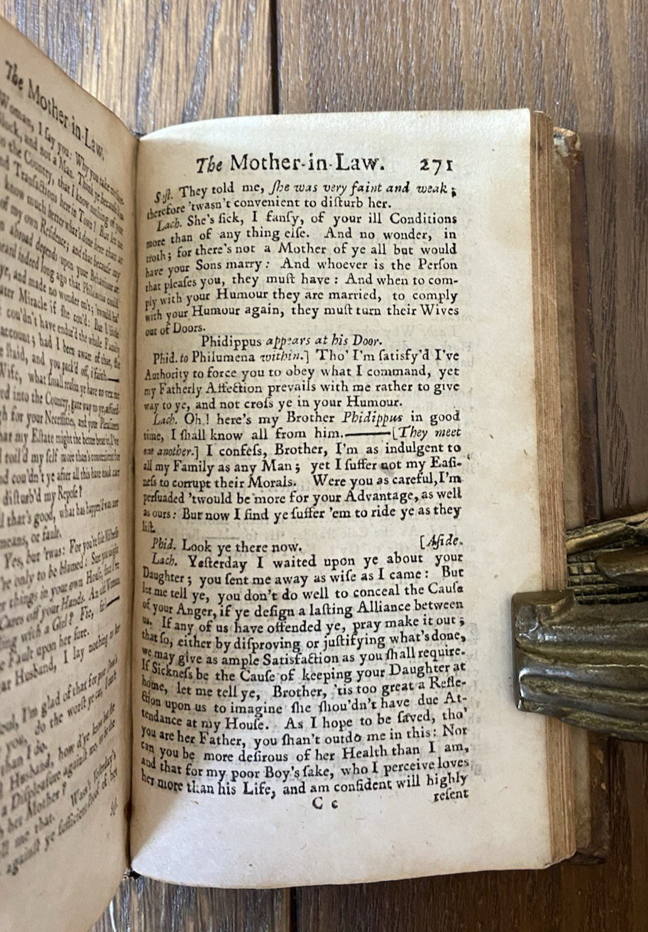 1718 Terence’s Comedies 5th Edition Laurence Echard J&B Sprint Original Leather