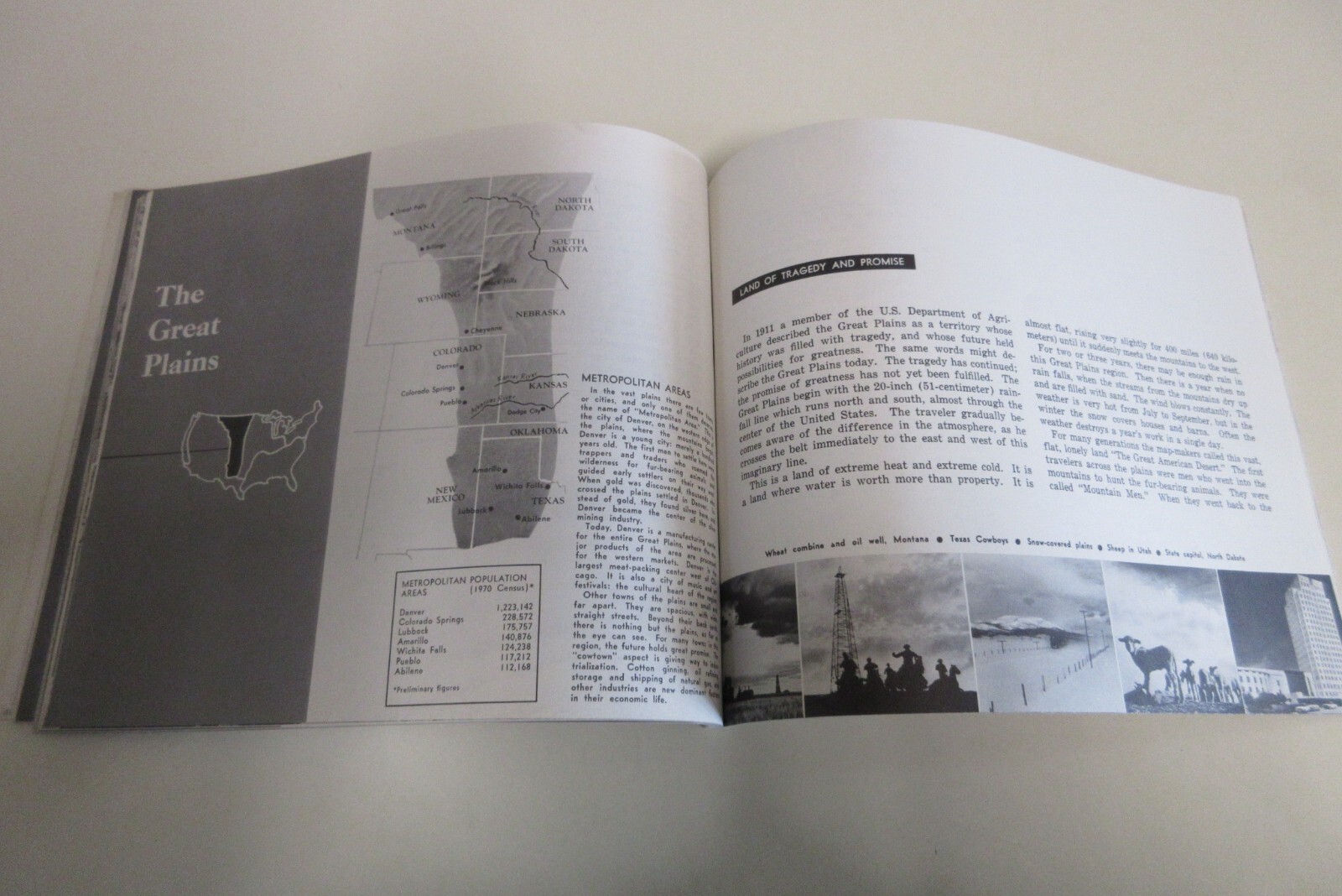 USA: Its Geography and Growth – United States Info. Service – 127 Pages – 1970s