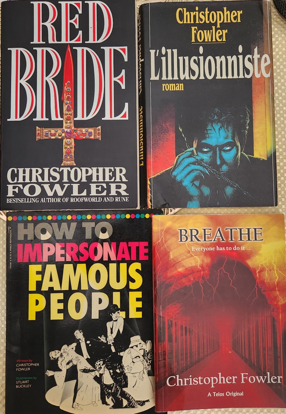Christopher Fowler Lot of 22 books, 19 PB / 3 HB (see description for titles)