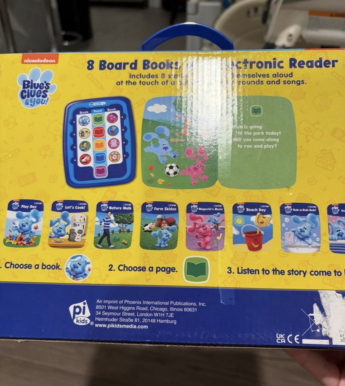 Nickelodeon Blue’s Clues and You Me Reader 8 Board Books and Electronic Reader