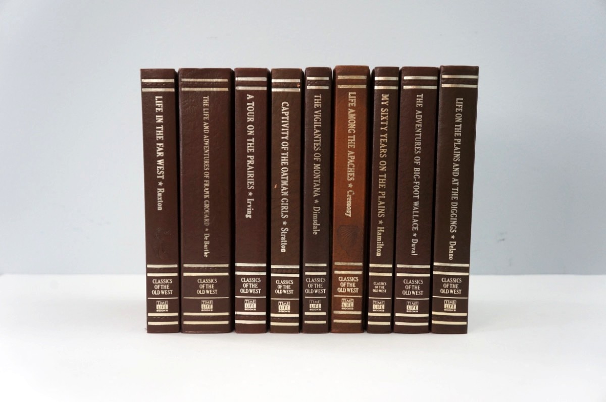 Classics of the Old West Time Life Books Leather Bound HC Various Titles