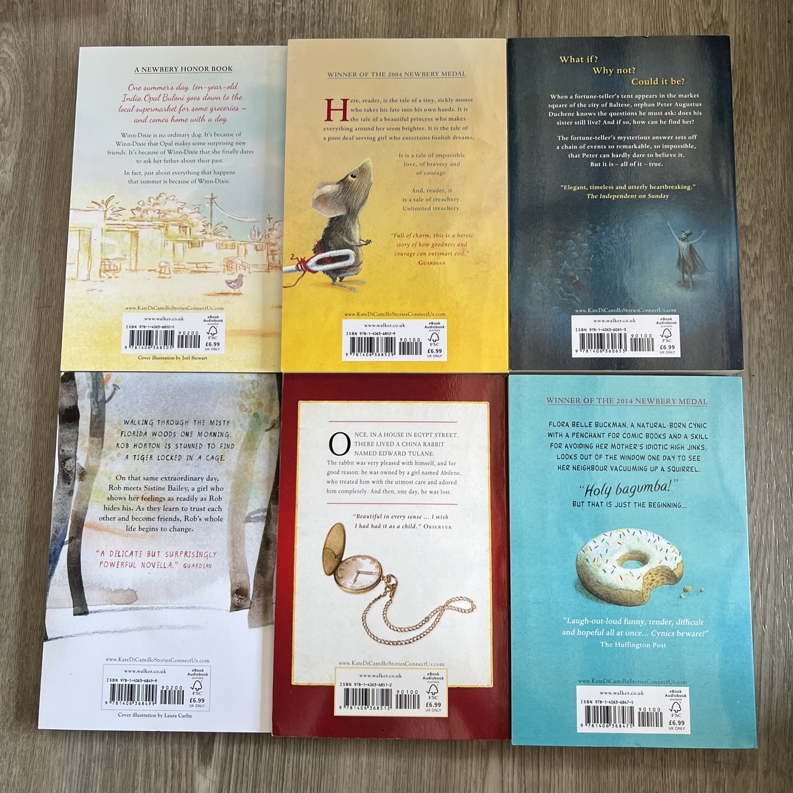Kate Dicamillo Classic Six Books Box Collection Set by Kate DiCamillo