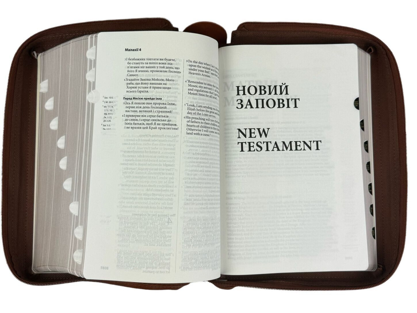 Ukrainian-English Bible parallel text NLT/Ogienka – Українсько-Англійська Біблія