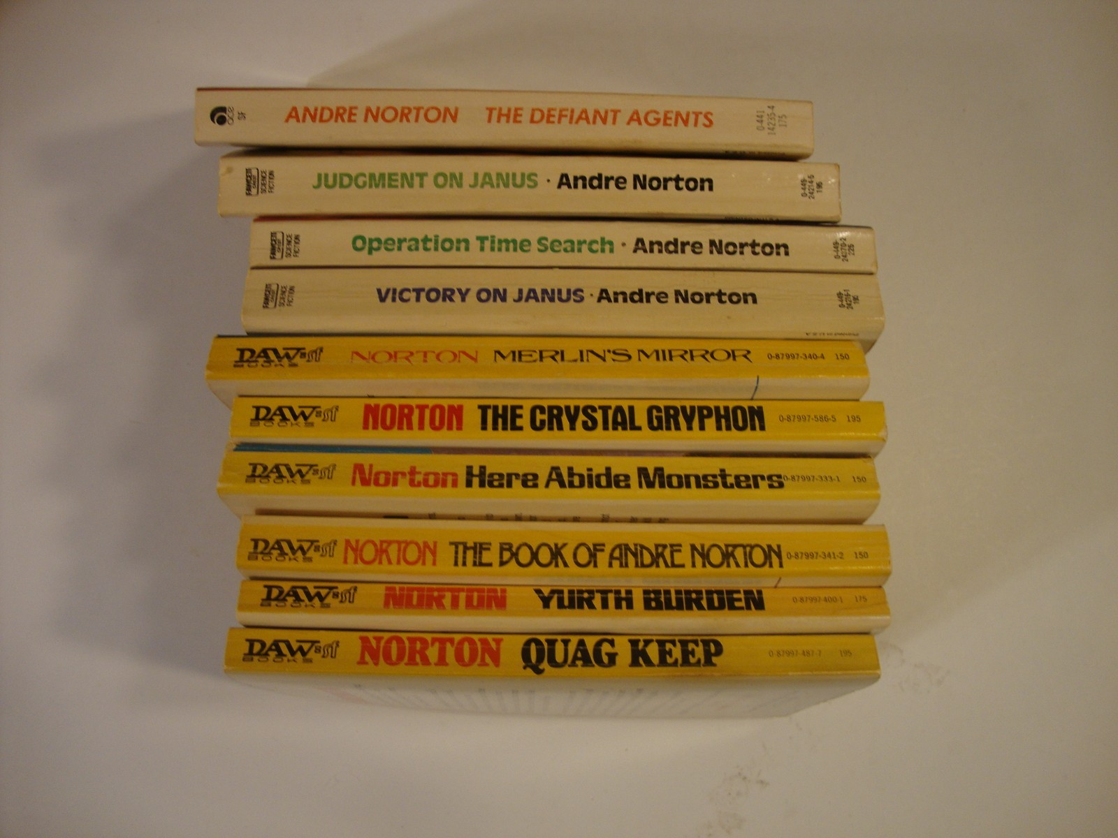 Lot of 10/ Andre Norton – Vintage PB’s DAW ,FAWCETT,ACE