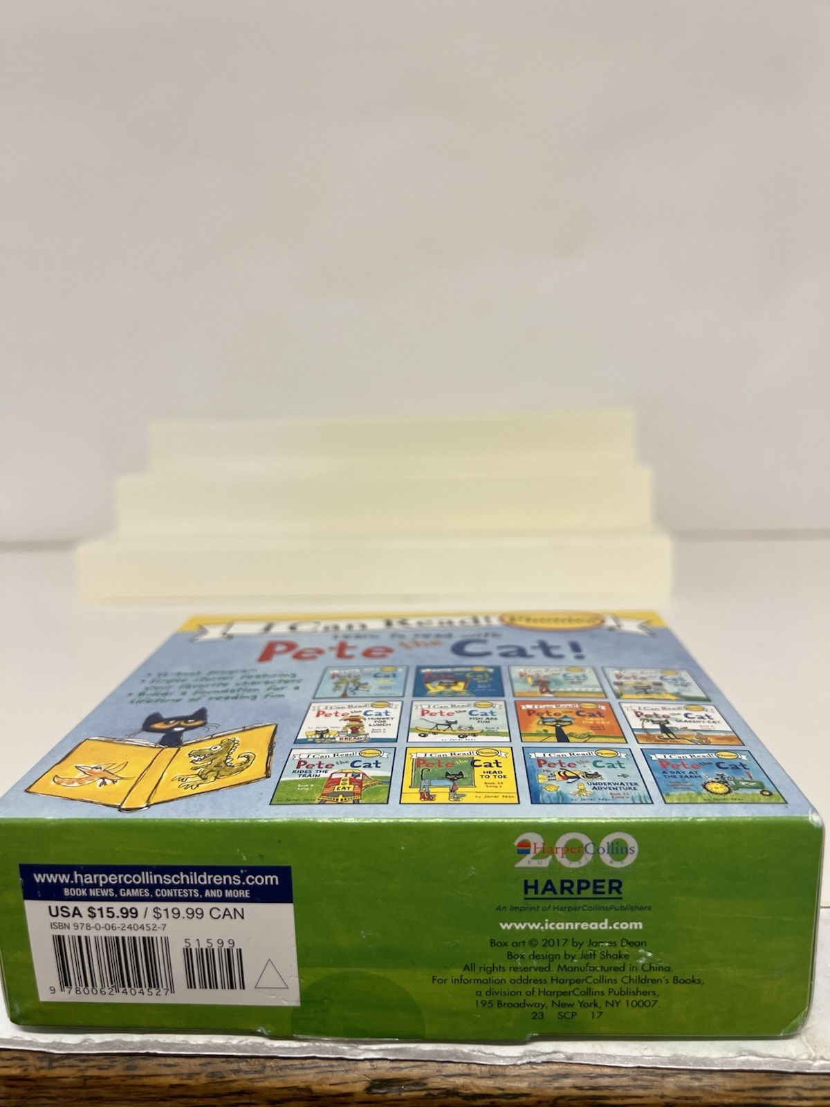 Pete the Cat Childrens Books Box Set I Can Read Phonics Learn to Read 12 mini