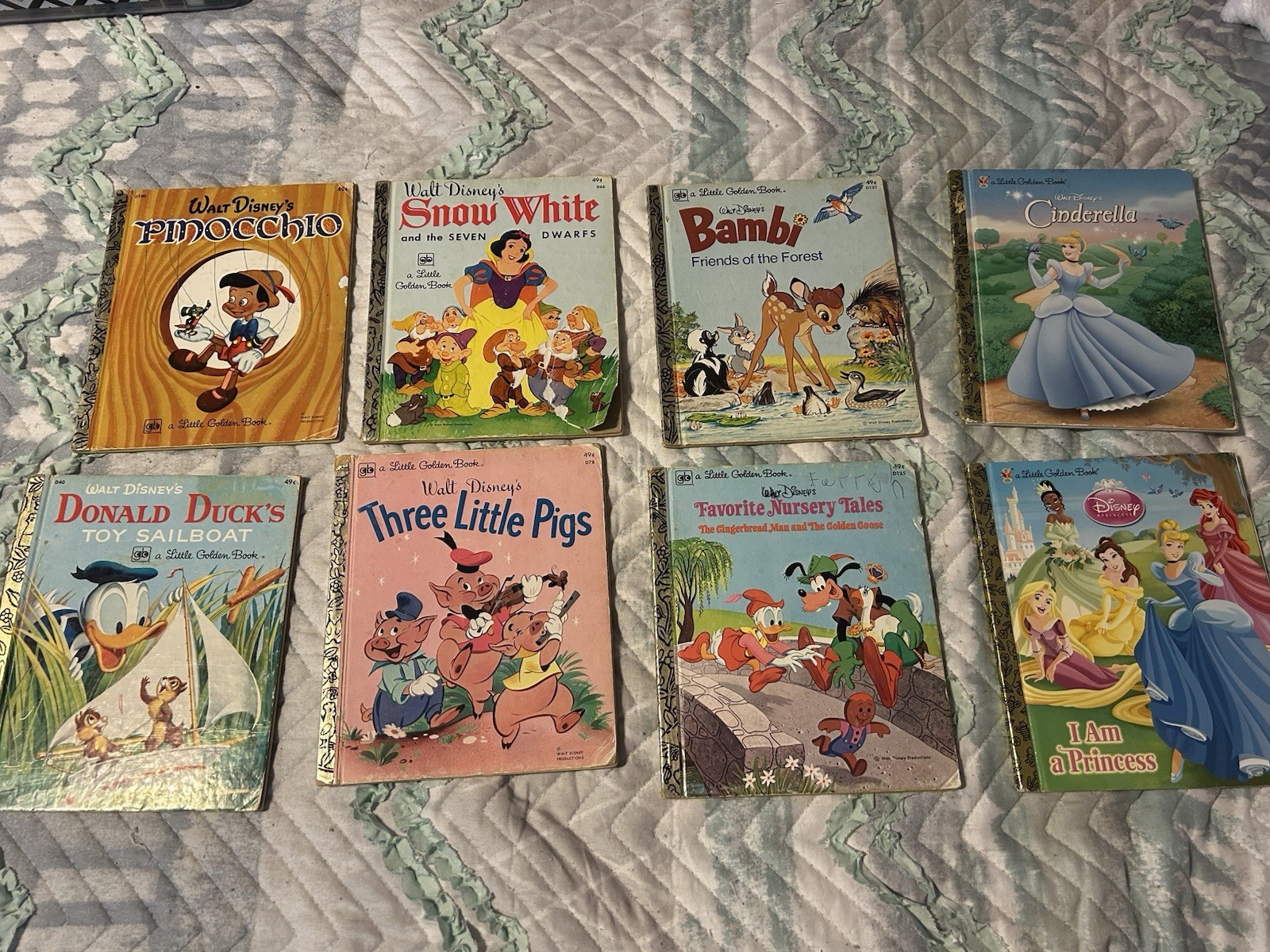 Disney’s Little Golden books Lot of 8