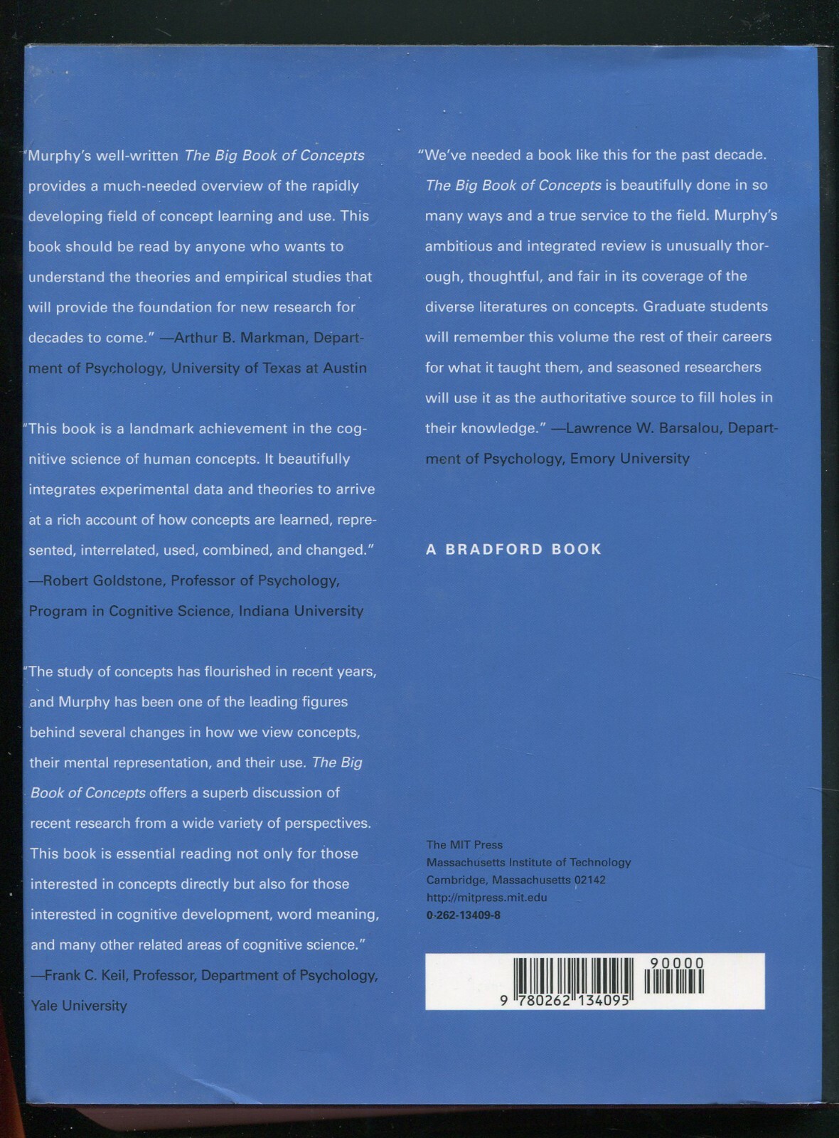 The Big Book of Concepts by Gregory L. Murphy (2002, Hardcover)