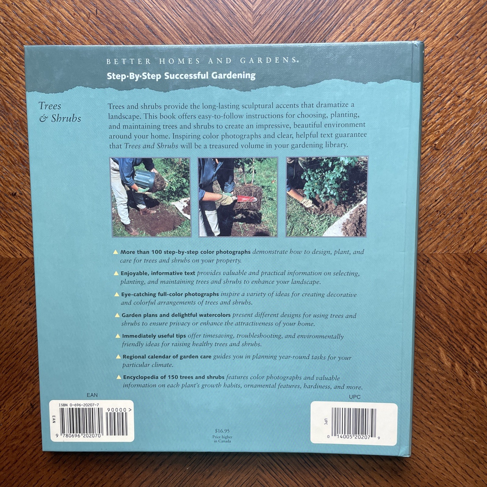 BH&G Trees & Shrubs Hardbound Spiral Gardening Book Catriona Tudor Erler 1995