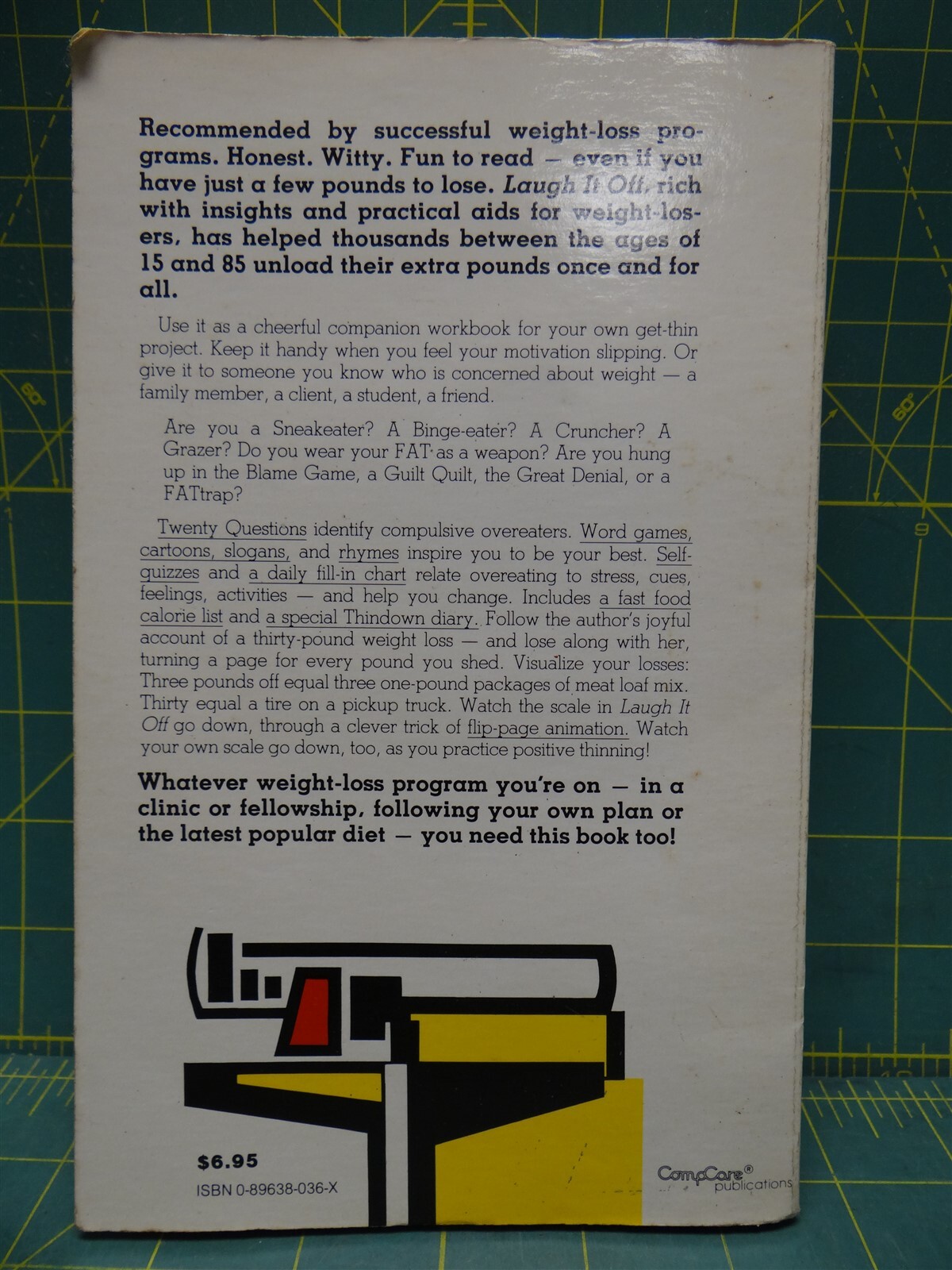 Losing Weight Is A Joy! Laugh It Off Jane Thomas Noland Paperback 1979 Workbook