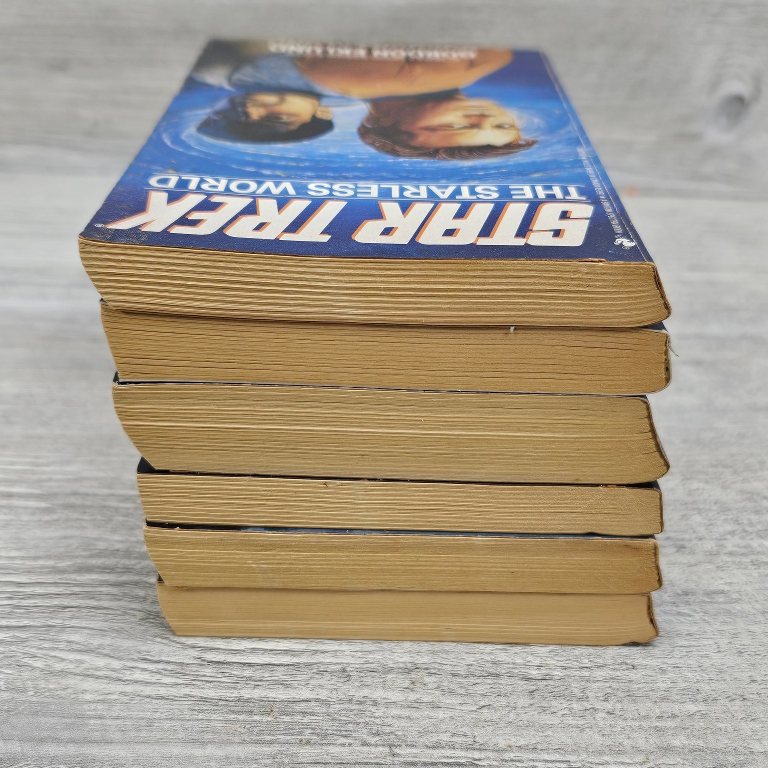Star Trek Lot 6 Books Sci-Fi Vintage Paperback Bantam Marshak Goldin Eklund Sky