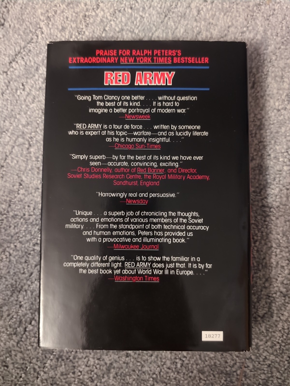 The War In 2020 Ralph Peters 1991 Hardcover, Dust Jacket