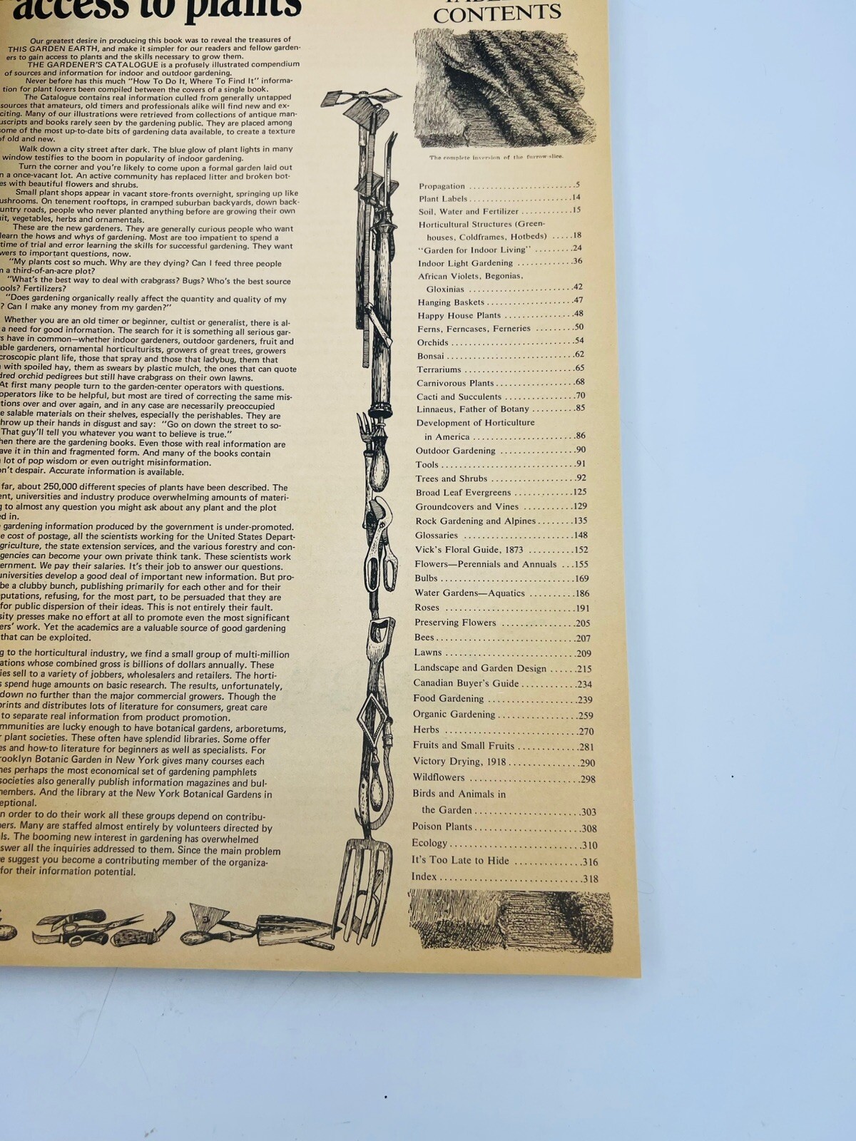 THE GARDENER’S CATALOGUE: LIKE NEW, ILLUSTRATIONS ON ALL 340 PAGES. 1974