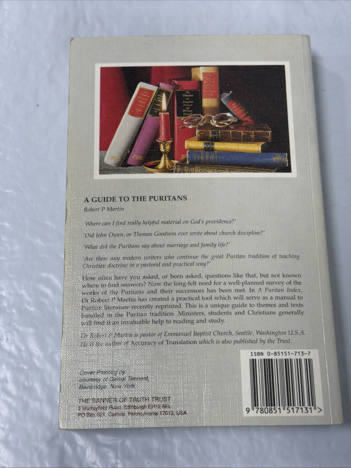 Guide to the Puritans by Robert P. Martin (1997, PB) Banner Of Truth