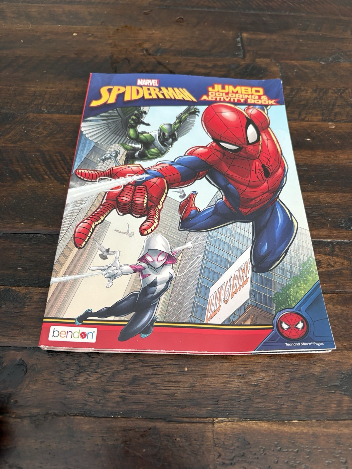 Spiderman Jumbo Coloring Book