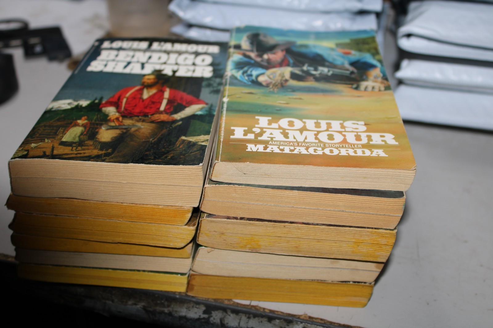Louis L’Amour Vintage Paperback Set Of 10 Books