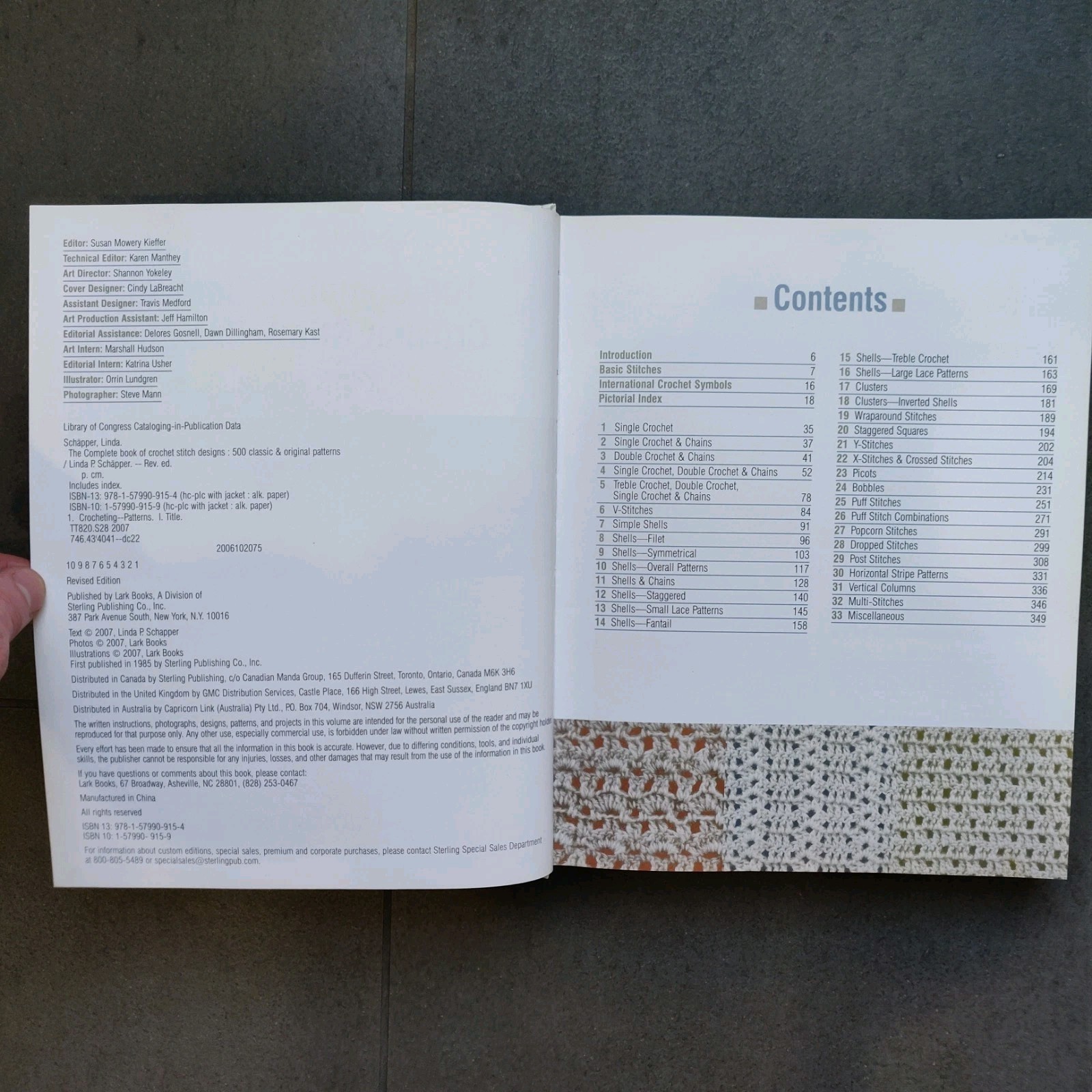 Complete Book Of Crochet Stitch Designs 500 Classic Original Designs P. Schapper