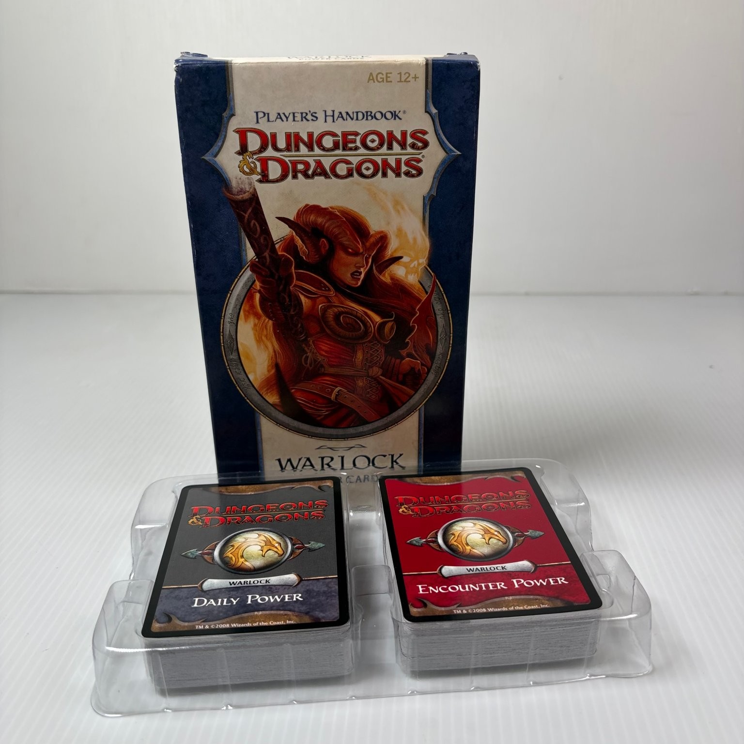Dungeons & Dragons Warlock Power Cards Wizards of the Coast Card Game Age 12+