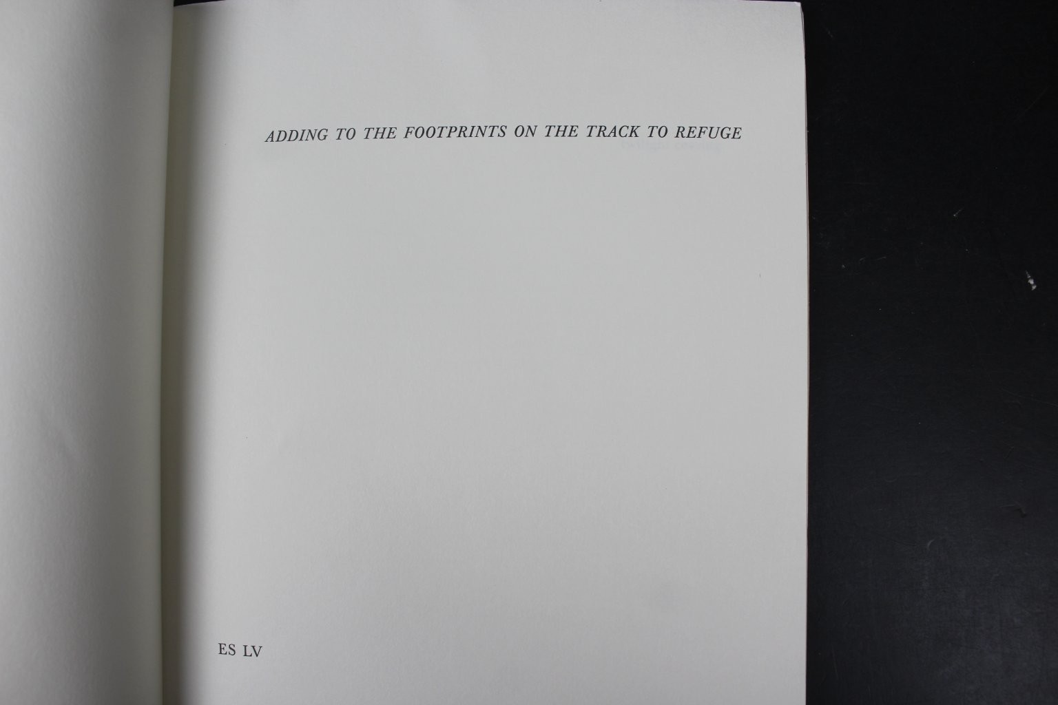 Footprints Adding to Footprints on Track to Refuge 2025 ES LV Paperback PB ~VG