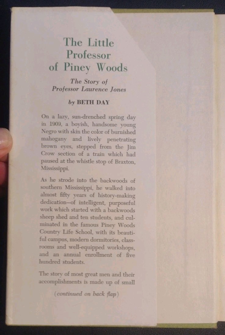 The Little Professor Of Piney Woods by Beth Day