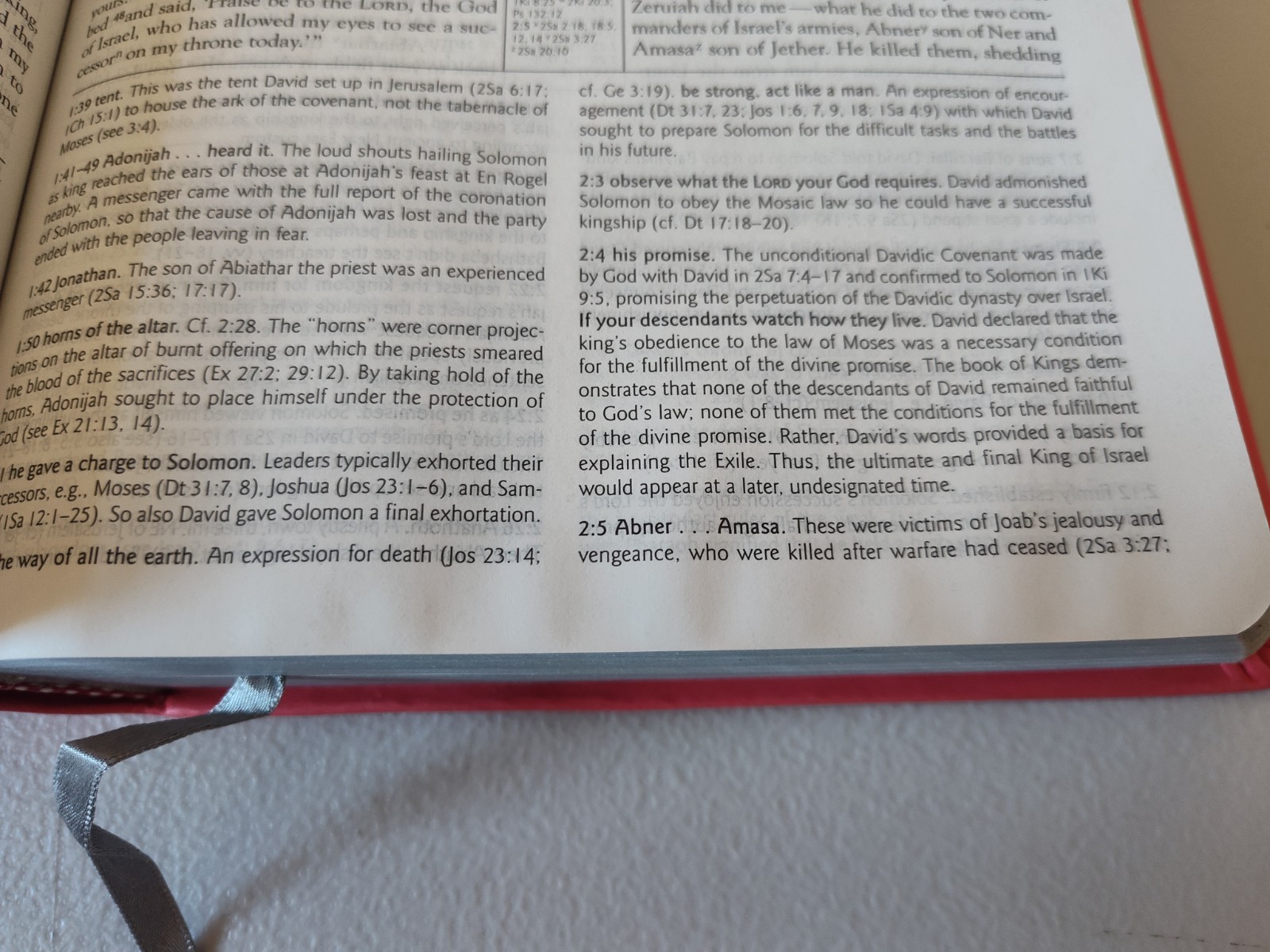 The MacArthur Study Bible: NIV Sunset Pink Leathersoft in Box Clean 2013