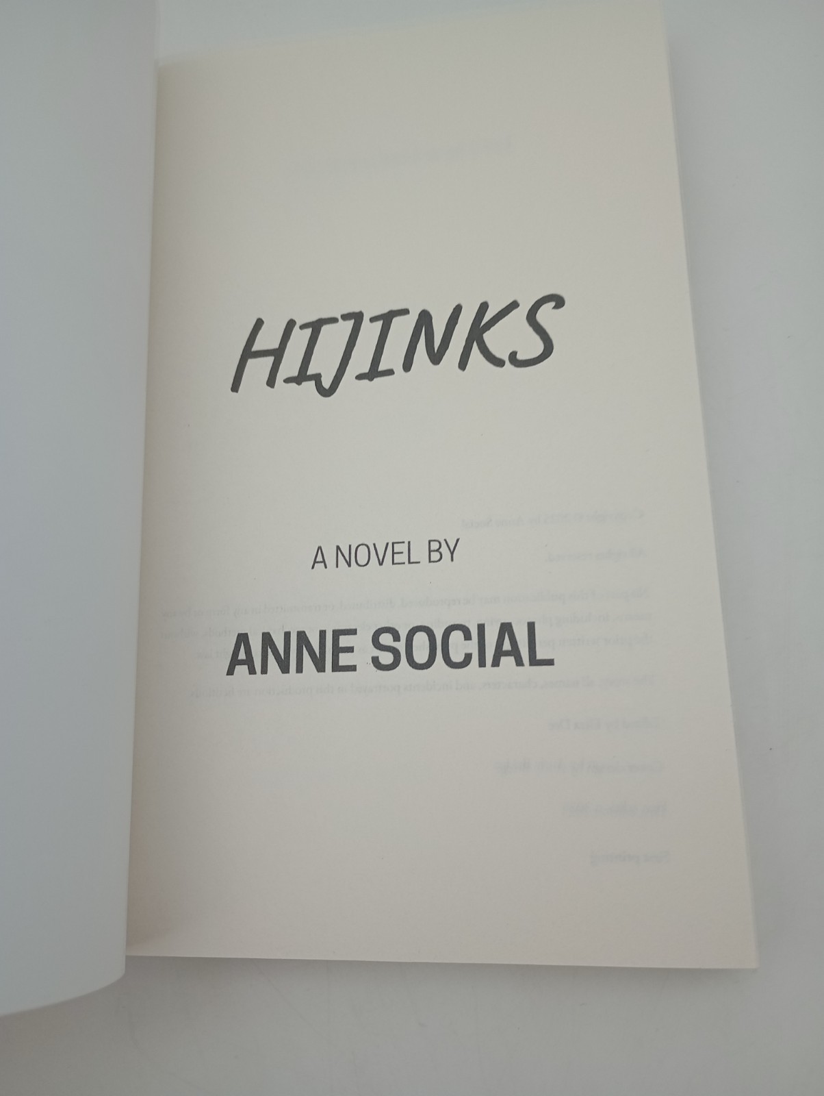 Run Away & Hijinks by Anne Social, Paperbacks, LOT, Indie YA Novels, 2024, NEW
