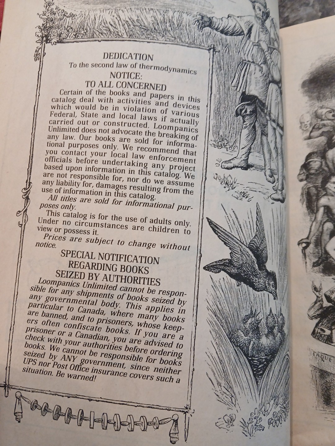 ROBERT ANTON WILSON Two articles in LOOMPANICS Unlimited book catalog 1989 VG