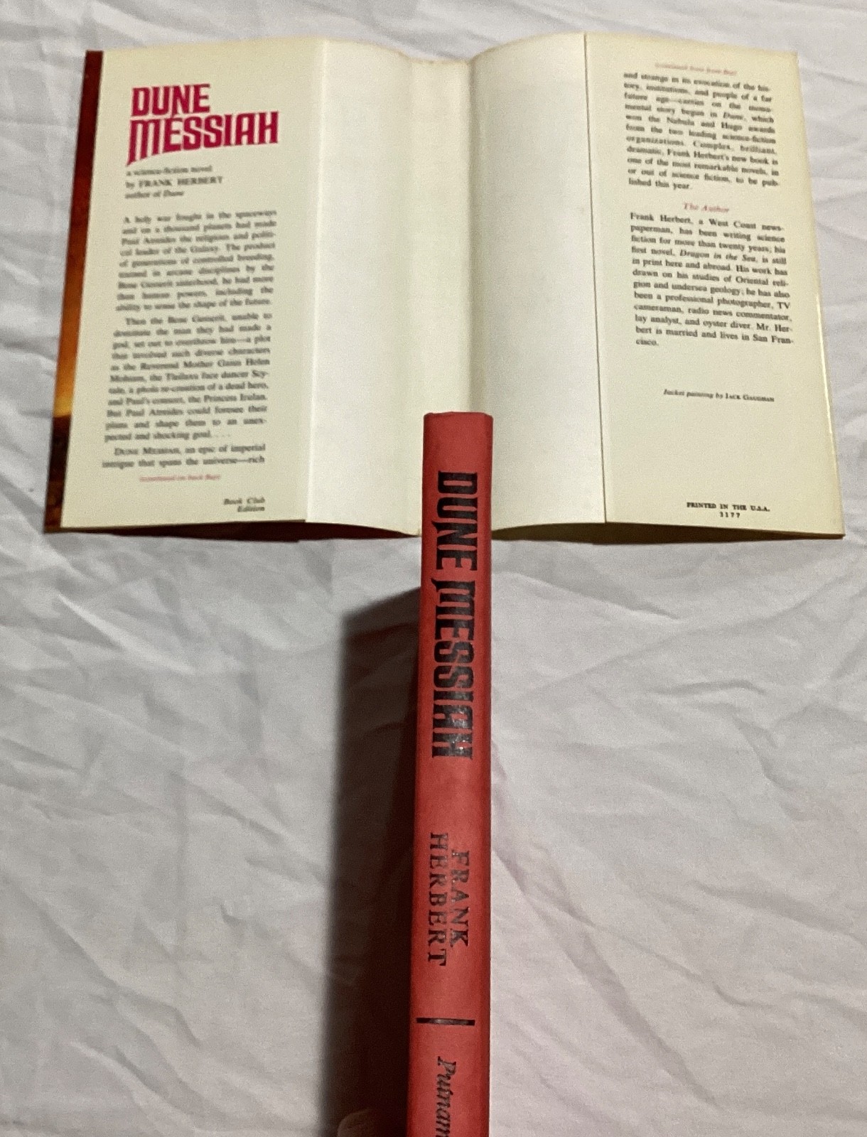 FRANK HERBERT 1st ED. BCE DUNE, MESSIAH, & CHILDREN OF HARDCOVERS GREAT SHAPE