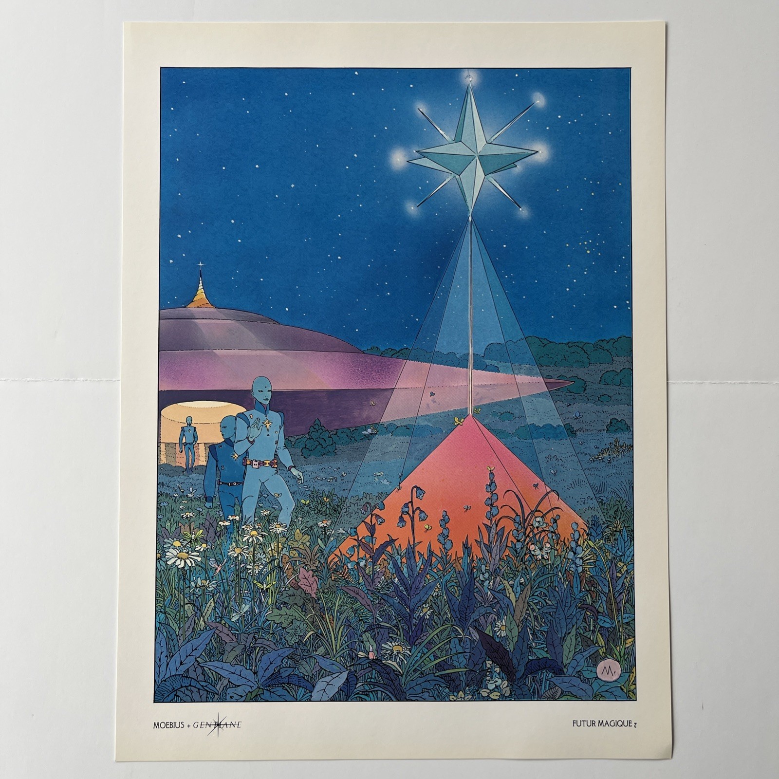 Moebius Futurs Magiques Portfolio. SIGNED LIMITED EDITION