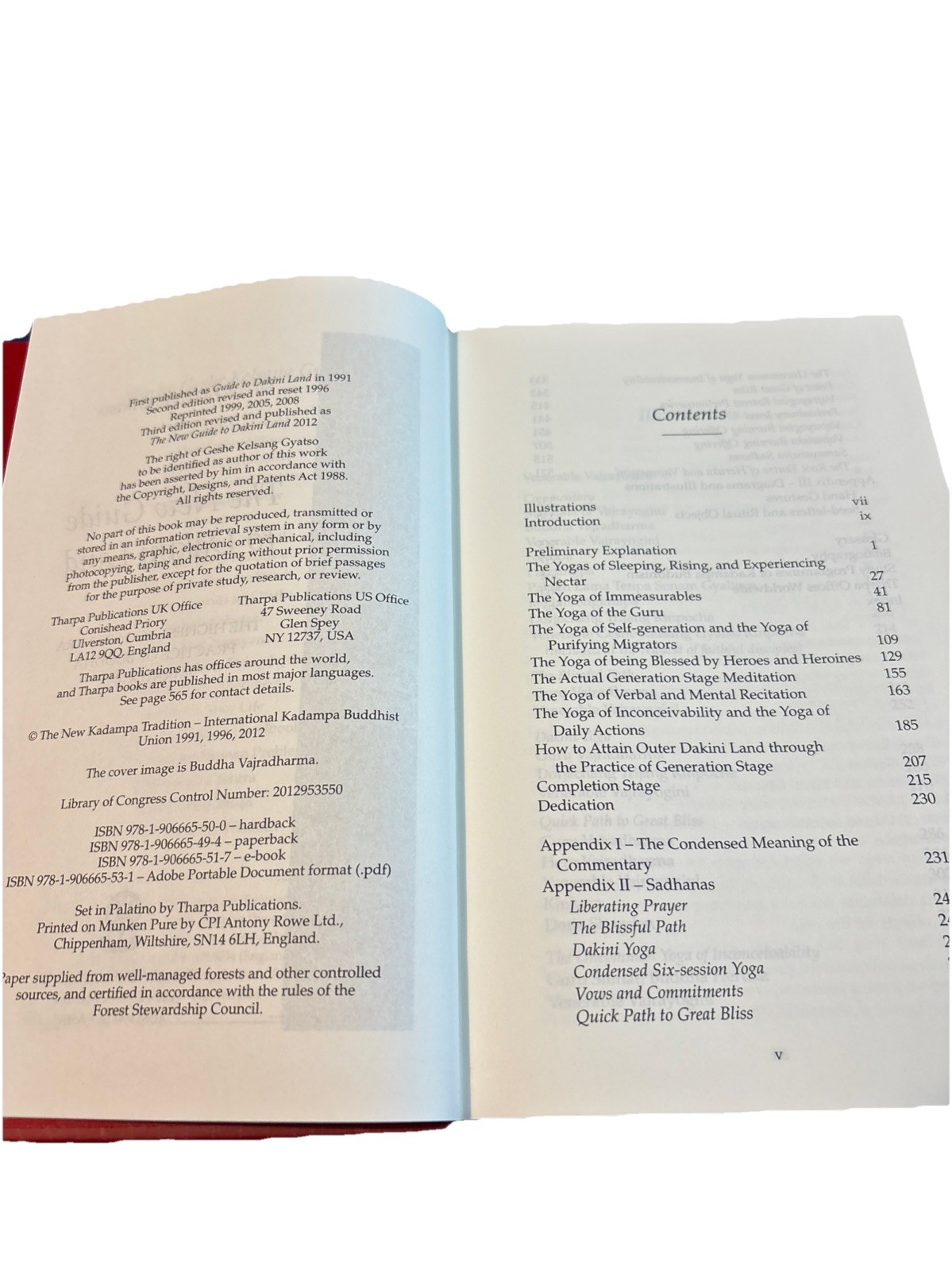 The New Guide to Dakini Land: The Highest Yoga Tantra Practice HC Very Good