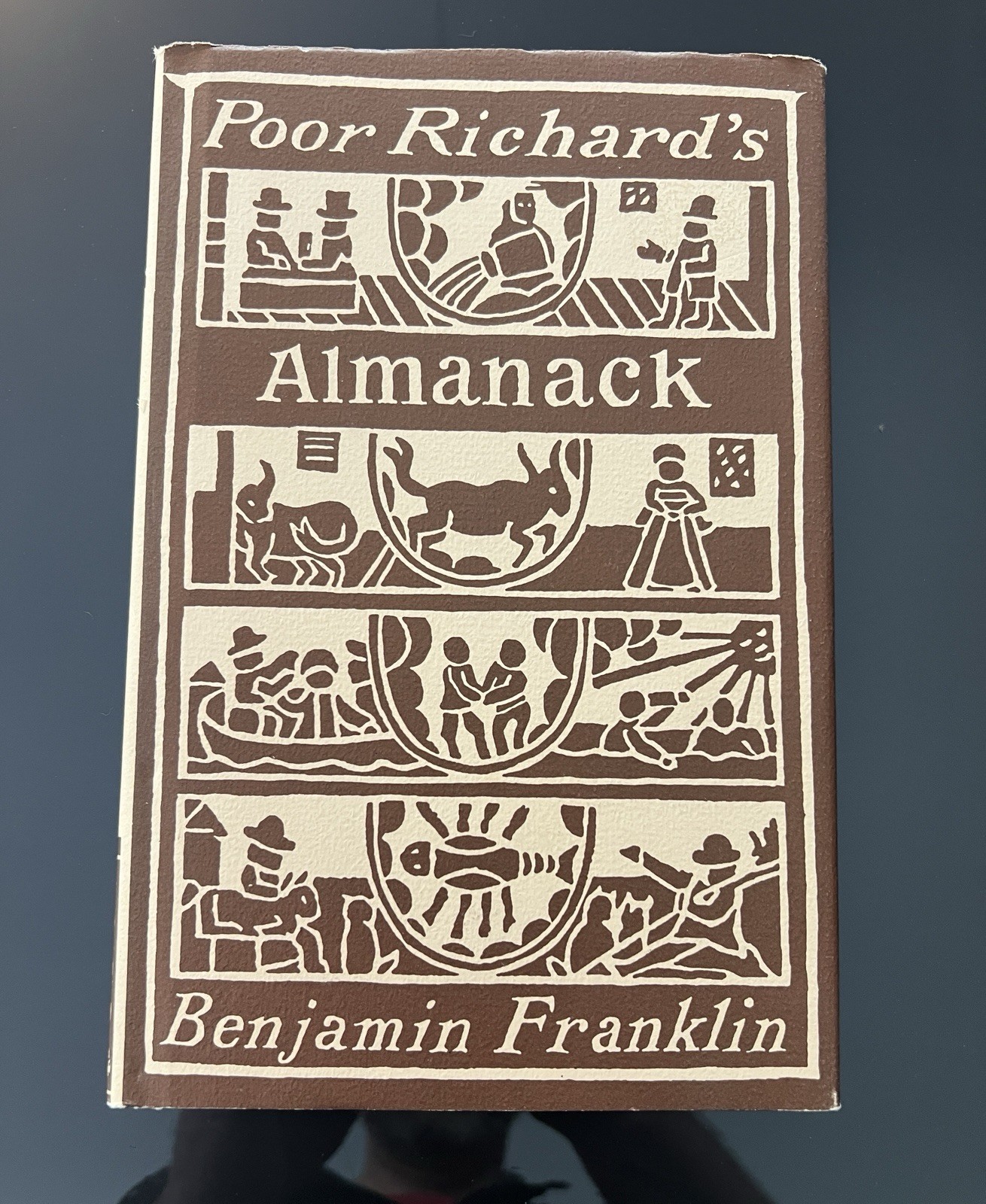 Benjamin Franklin Poor Richard’s Almanack HCDJ Very Good Peter Pauper Press
