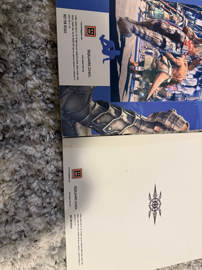 FINAL FANTASY XII Official Strategy Guide book 2006 + ART COLLECTION GUIDE NFR