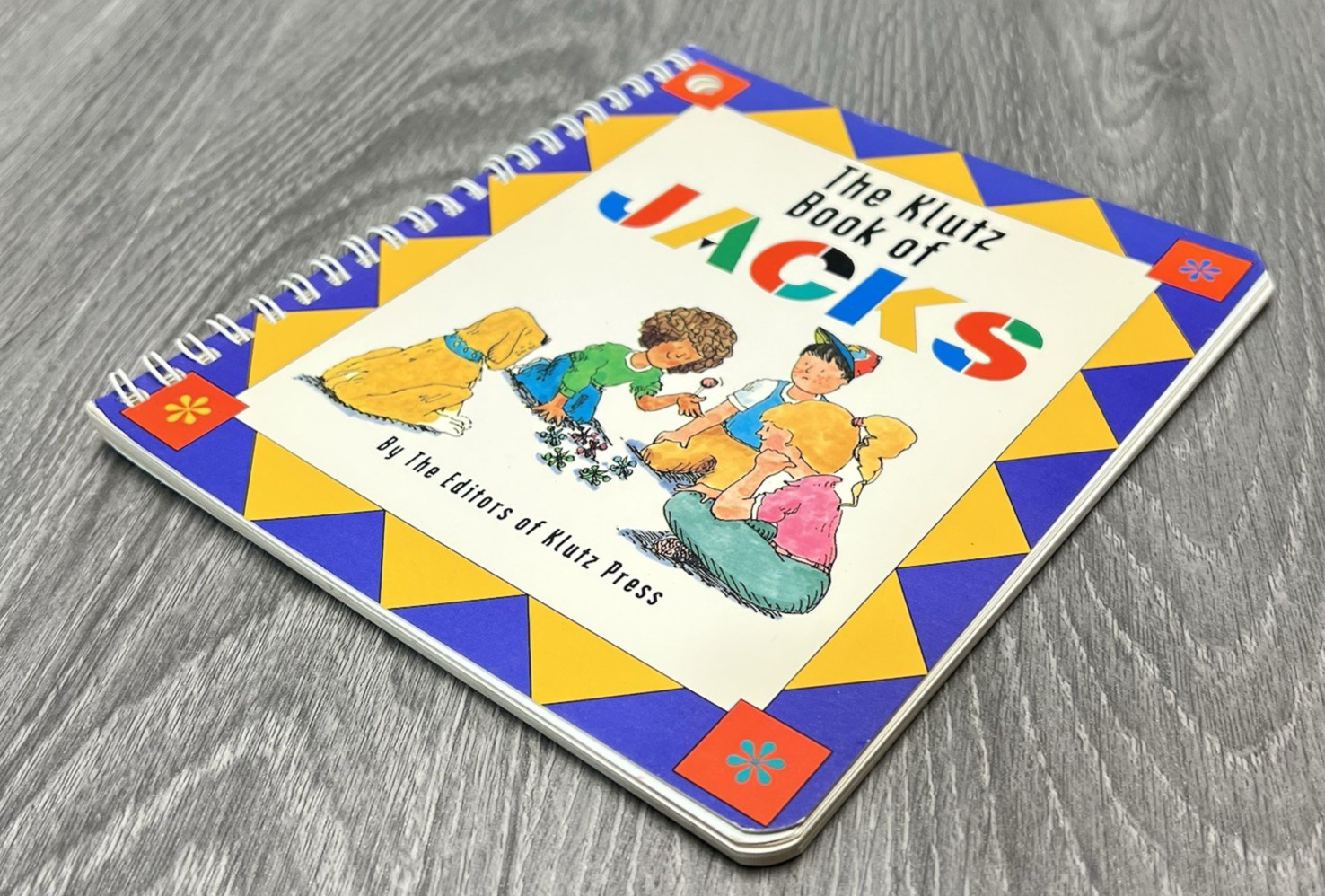 The Klutz Book of Jacks – 1988 Spiral Bound