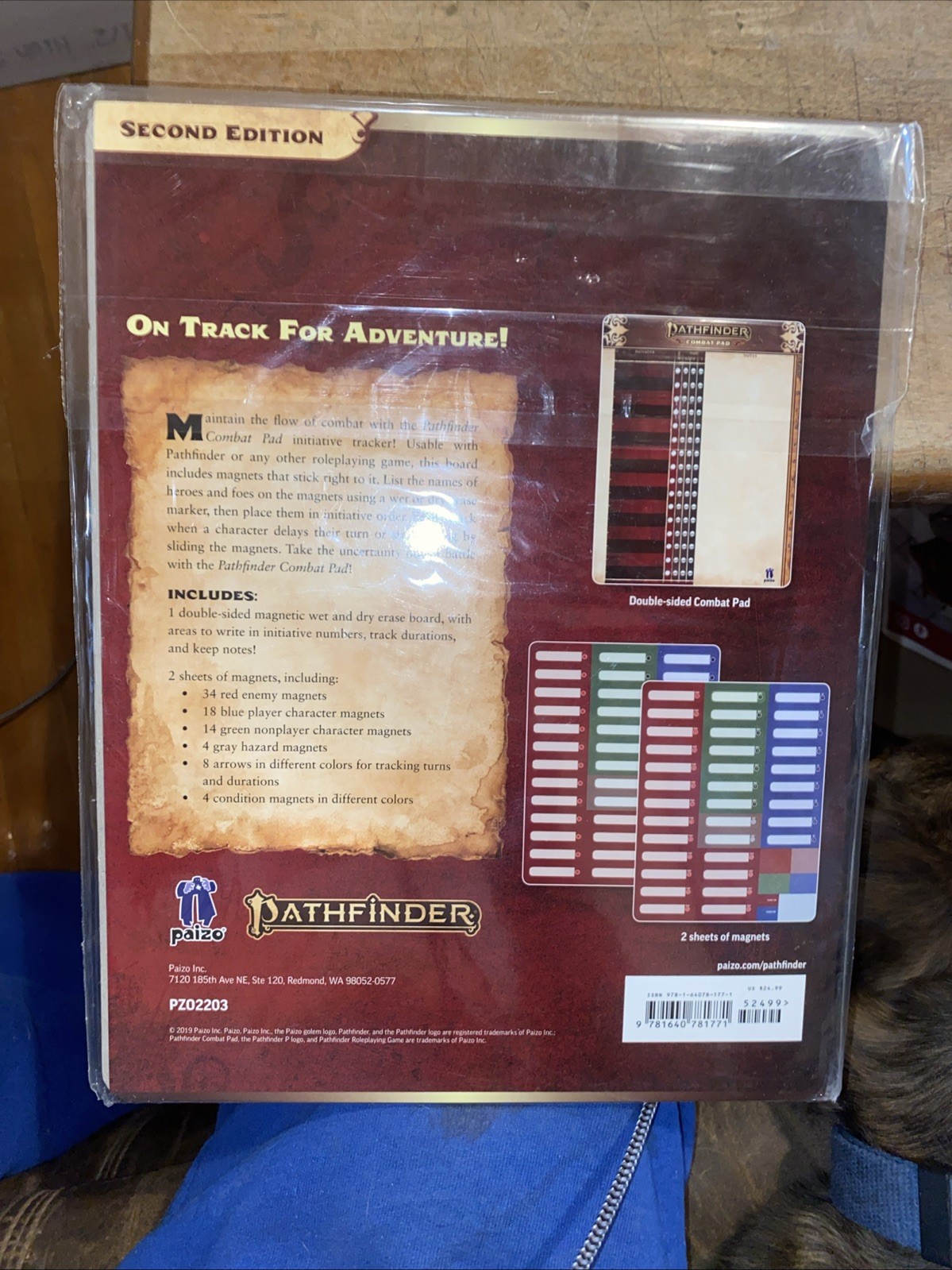 New sealed Pathfinder Combat Pad by Paizo Staff (2019, Game)