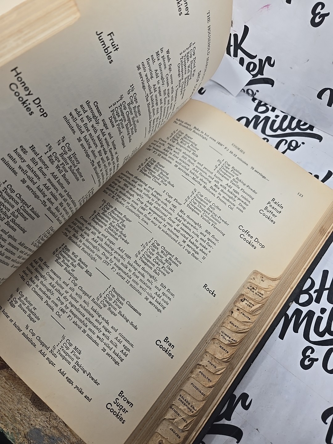 Vintage The Household Searchlight Recipe Book 1936 8th Printing