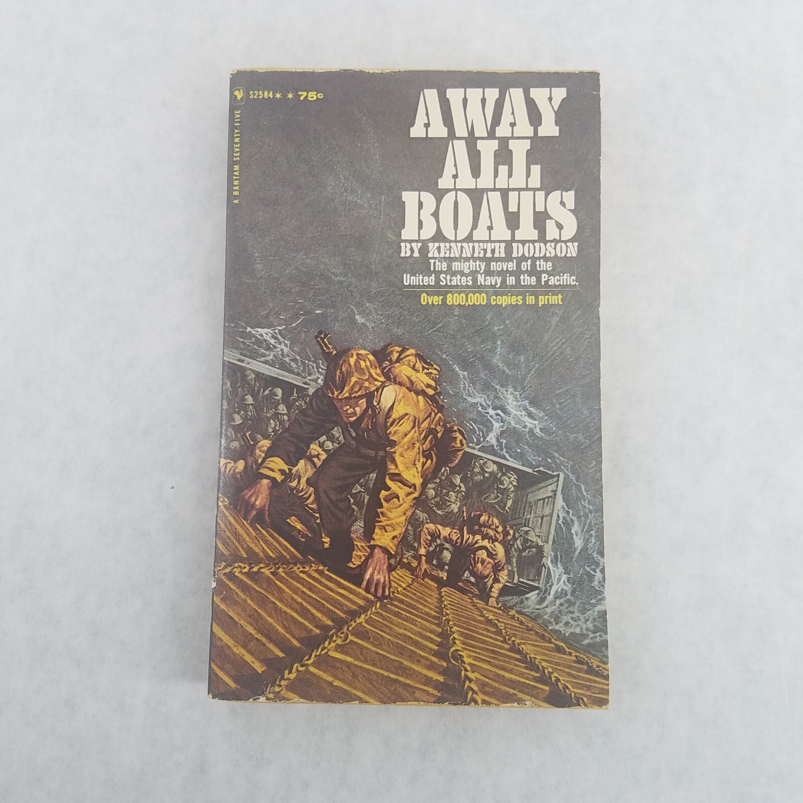 WWII American Military in the Pacific Lot of 3 Vintage Paperbacks – Titles Below