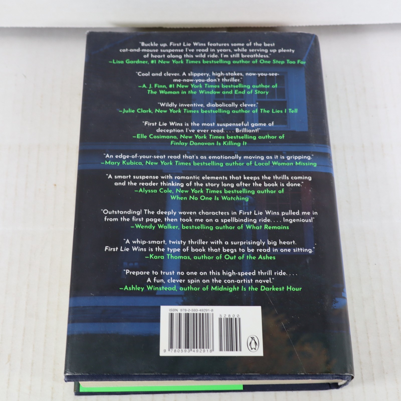 First Lie Wins: A Novel – Hardcover By Elston, Ashley – VERY GOOD